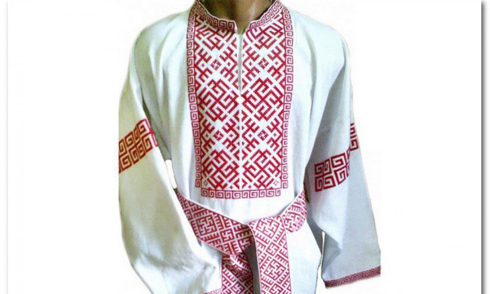Традиционная вышивка русской рубахи — схемы