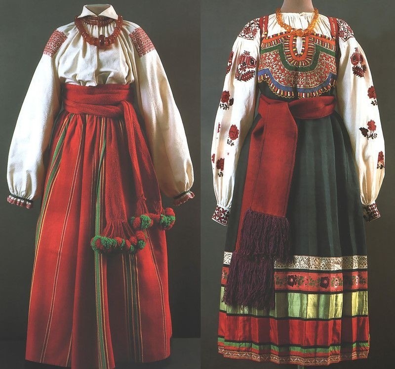 Вышивка в традиционном национальном костюме
