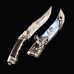 Нож сувенирный "Волк". Златоуст