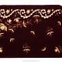Бархатная косметичка с вышивкой "Нефертити". Бордовая, фотография 3. Интернет-магазин ЛАВКА ПОДАРКОВ