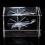 Лазерная графика. Куб "Вертолет тяжелый транспортный", фотография 1. Интернет-магазин ЛАВКА ПОДАРКОВ