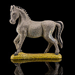Символ 2026 года. Скульптура с хрустальными стразами "Лошадь"