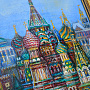 Картина "Московский кремль. Храм Василия Блаженного" 30х40 см, фотография 3. Интернет-магазин ЛАВКА ПОДАРКОВ