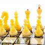 Шахматный ларец с натуральным перламутром и фигурами из янтаря, фотография 14. Интернет-магазин ЛАВКА ПОДАРКОВ