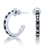 0062469-2,83 Серебро 925 СЕРЬГИ  821732 сваровски 