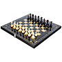 Шахматы с инкрустацией и фигурами из янтаря "Арабески-Тина" 56х56 см, фотография 1. Интернет-магазин ЛАВКА ПОДАРКОВ