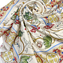 Платок шелковый "Зачатьевская монастырская роспись" 90х90 см, фотография 2. Интернет-магазин ЛАВКА ПОДАРКОВ