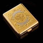 Портсигар "Герб РФ". Златоуст