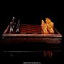 Шахматный ларец с фигурами из янтаря "Старый замок", фотография 9. Интернет-магазин ЛАВКА ПОДАРКОВ