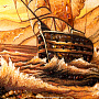 Картина янтарная "Шторм" (95х75 см), фотография 3. Интернет-магазин ЛАВКА ПОДАРКОВ