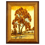 0063728/20*26см  Картина (янтарная крошка)  "ПЕЙЗАЖ" № 28