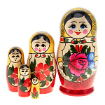 Матрешка "Семеновская" 5 мест