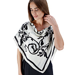 0071093 ПЛАТОК шелк 100% 98*98см ВЕТОЧКИ  в П/У