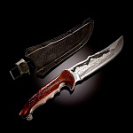 0062249 Оружие сувенирное Нож "Грифон"рук-дерево/инкрустация, ножны кожа 