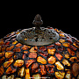 Настольная лампа из янтаря и бронзы "Дерево". Высота 48 см, фотография 2. Интернет-магазин ЛАВКА ПОДАРКОВ