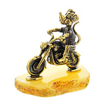 0047015/1435 Сувенир Мышь Байкер Сувенир (белый)