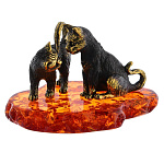 0058516/1902 Сувенир Кот и Кошка (коньячный)