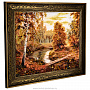 Картина янтарная "Золотая осень" 98х78 см, фотография 2. Интернет-магазин ЛАВКА ПОДАРКОВ