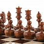 Шахматный ларец с деревянными фигурами 48х48 см, фотография 5. Интернет-магазин ЛАВКА ПОДАРКОВ