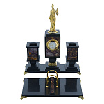 202522 Нат.камень НАСТОЛЬНЫЙ НАБОР  "Фемида"31*25*29 березит 7499