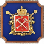 Панно "Герб Санкт-Петербурга" 60 х 60 см
