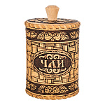 Туес из бересты "Чай"