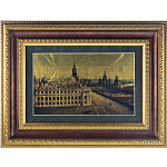 0039101/50*40см КАРТИНА сус.золото ЦАРСКАЯ ПЛОЩАДЬ №6855 (паспарту синее)