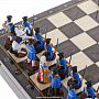 Шахматный ларец с оловянными фигурами "Полтава" 37х37 см, фотография 11. Интернет-магазин ЛАВКА ПОДАРКОВ