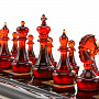 Шахматный ларец с инкрустацией и фигурами из янтаря, фотография 9. Интернет-магазин ЛАВКА ПОДАРКОВ