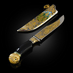 Нож сувенирный "Таежный. Сова". Златоуст