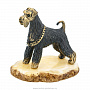 Статуэтка с янтарем "Собака Шнауцер", фотография 3. Интернет-магазин ЛАВКА ПОДАРКОВ