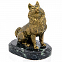 Бронзовая статуэтка собаки "Лайка", фотография 2. Интернет-магазин ЛАВКА ПОДАРКОВ