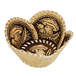 -круглая  Береста СУХАРНИЦА d=14 см