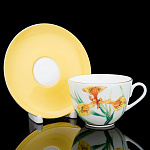 Чайная пара 250 мл "Лесной свет". Форма Весенняя-2. ИФЗ