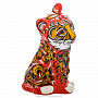 Фарфоровая статуэтка "Тигр большой". Хохлома, фотография 2. Интернет-магазин ЛАВКА ПОДАРКОВ