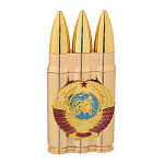 Зажигалка-патрон "Герб СССР"