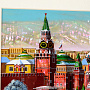 Картина с перламутром "Москва Кремль" 33 х 40 см, фотография 3. Интернет-магазин ЛАВКА ПОДАРКОВ