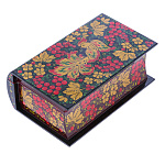 0034418 Хохлома Шкатулка - КНИЖКА Р57 17,5*11 см птица