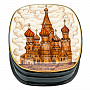 Шкатулка с художественной росписью "Храм Василия Блаженного", фотография 4. Интернет-магазин ЛАВКА ПОДАРКОВ