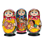 0021808-5м-10 Матрешка "Матрена "  (без лака)