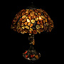 Настольная лампа из янтаря и бронзы, фотография 1. Интернет-магазин ЛАВКА ПОДАРКОВ