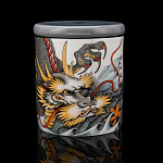 Свеча ароматическая "Tattoo Dragon". Аромат "Загадочный лес". ИФЗ