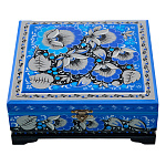 Шкатулка "Цветы". Хохлома