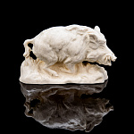 Скульптура из бивня мамонта "Кабан"