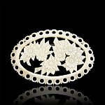 0074007 Бивень мамонта БРОШЬ "РОМАШКИ"