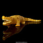 Статуэтка из янтаря "Крокодил", фотография 2. Интернет-магазин ЛАВКА ПОДАРКОВ