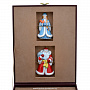 Подарочная шкатулка с двумя новогодними игрушками, фотография 2. Интернет-магазин ЛАВКА ПОДАРКОВ