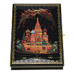 Шкатулка для документов с художественной росписью "Москва"