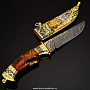 Нож сувенирный дамаск "Лев" Златоуст, фотография 3. Интернет-магазин ЛАВКА ПОДАРКОВ