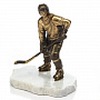 Бронзовая статуэтка "Хоккеист", фотография 2. Интернет-магазин ЛАВКА ПОДАРКОВ